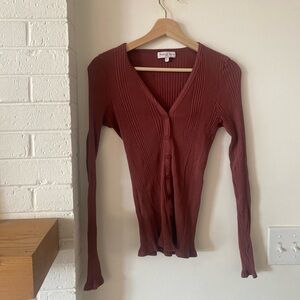 Michael Stars Ribbed long sleeve T-shirt size Small